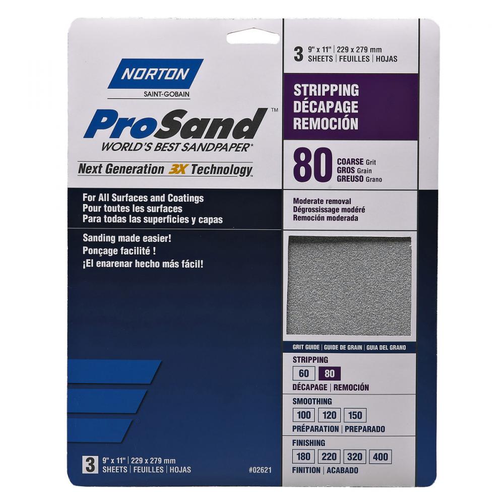 Prosand High Perf.Sandpaper 9X11in P80 3Per<span class=' ItemWarning' style='display:block;'>Item is usually in stock, but we&#39;ll be in touch if there&#39;s a problem<br /></span>