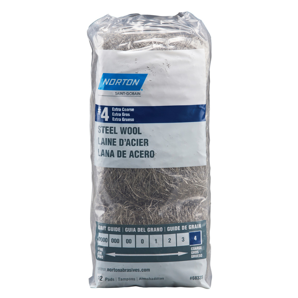 Steel Wool #4 Extra Coarse 12pk<span class=' ItemWarning' style='display:block;'>Item is usually in stock, but we&#39;ll be in touch if there&#39;s a problem<br /></span>