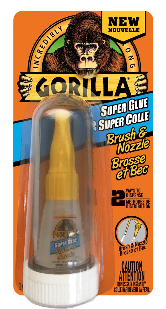 Gorilla Super Glue Brush Nozzle 10G Bulk (Carded)<span class=' ItemWarning' style='display:block;'>Item is usually in stock, but we&#39;ll be in touch if there&#39;s a problem<br /></span>