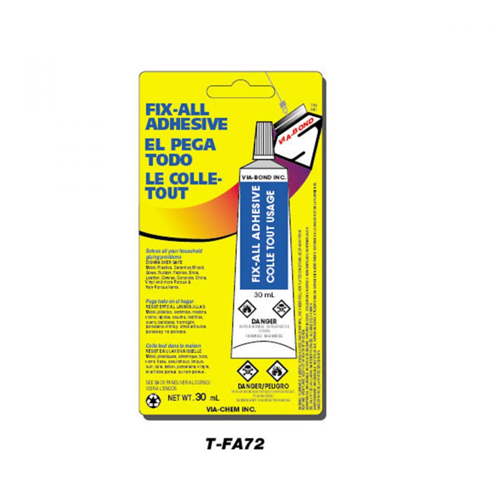 Fix All Cement Adhesive 30ml Tube<span class=' ItemWarning' style='display:block;'>Item is usually in stock, but we&#39;ll be in touch if there&#39;s a problem<br /></span>