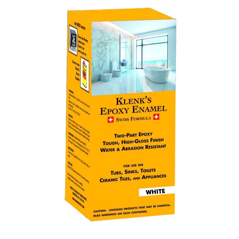Klenks Tub & Tile Epoxy Enamel White 500ml<span class=' ItemWarning' style='display:block;'>Item is usually in stock, but we&#39;ll be in touch if there&#39;s a problem<br /></span>