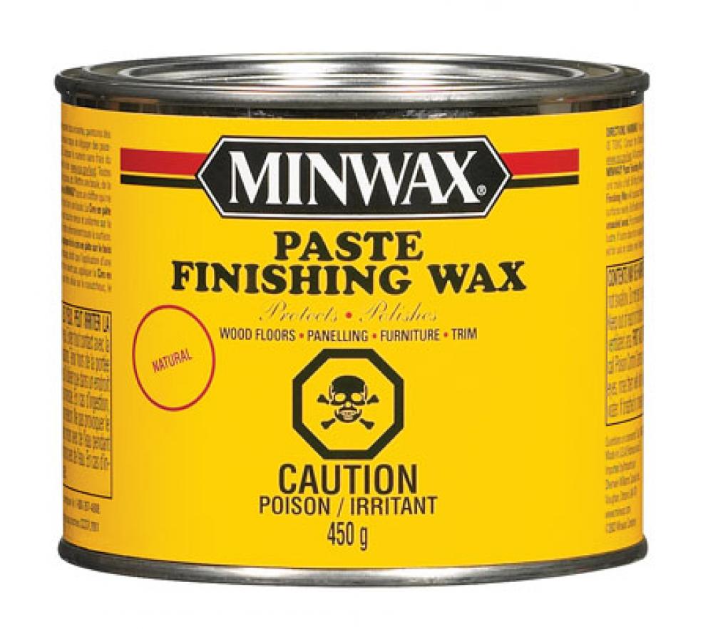 Paste Finish Wax 450G Natural Minwax<span class=' ItemWarning' style='display:block;'>Item is usually in stock, but we&#39;ll be in touch if there&#39;s a problem<br /></span>