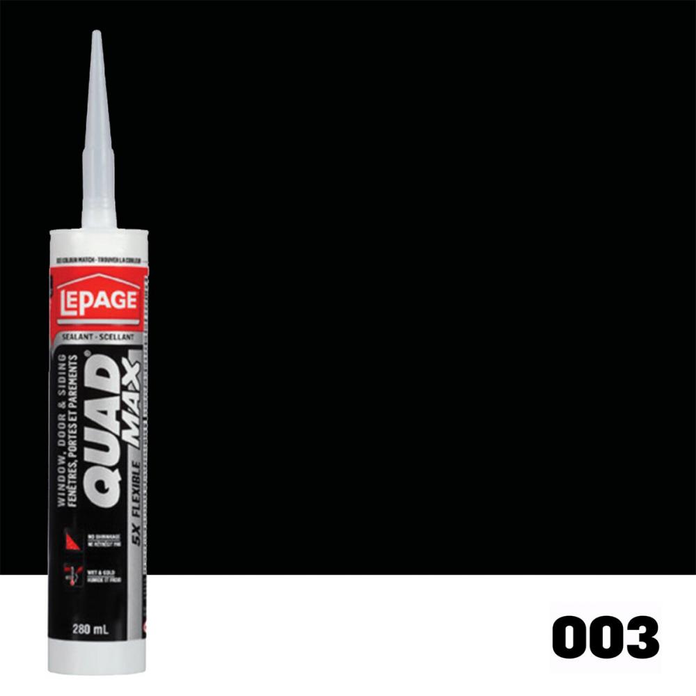 Quad Max Siding & Window Sealant 280ml Black<span class=' ItemWarning' style='display:block;'>Item is usually in stock, but we&#39;ll be in touch if there&#39;s a problem<br /></span>