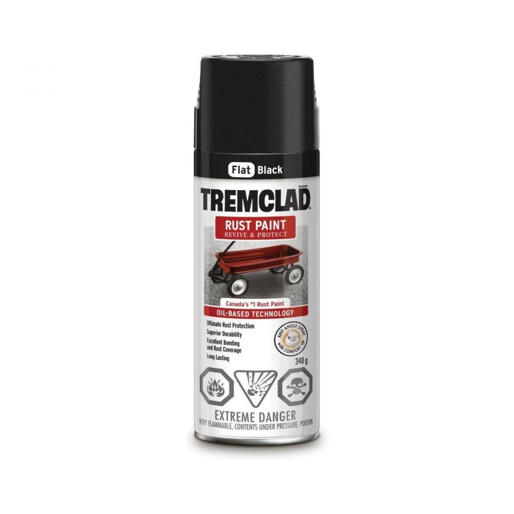 Rust Spray Paint Oil Based 340G Flat Black<span class=' ItemWarning' style='display:block;'>Item is usually in stock, but we&#39;ll be in touch if there&#39;s a problem<br /></span>