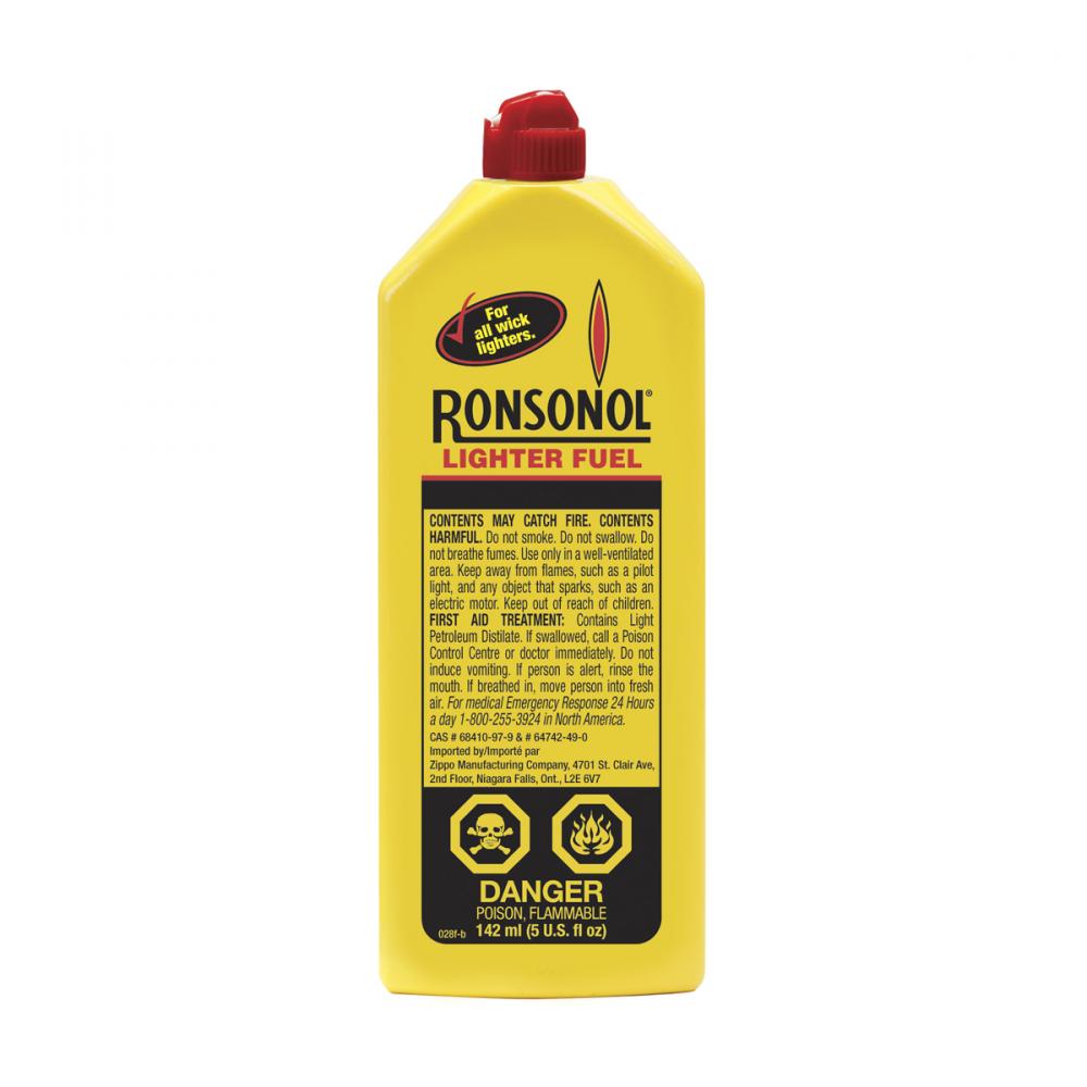 Ronsonol Lighter Fuel 142ml/5oz<span class=' ItemWarning' style='display:block;'>Item is usually in stock, but we&#39;ll be in touch if there&#39;s a problem<br /></span>