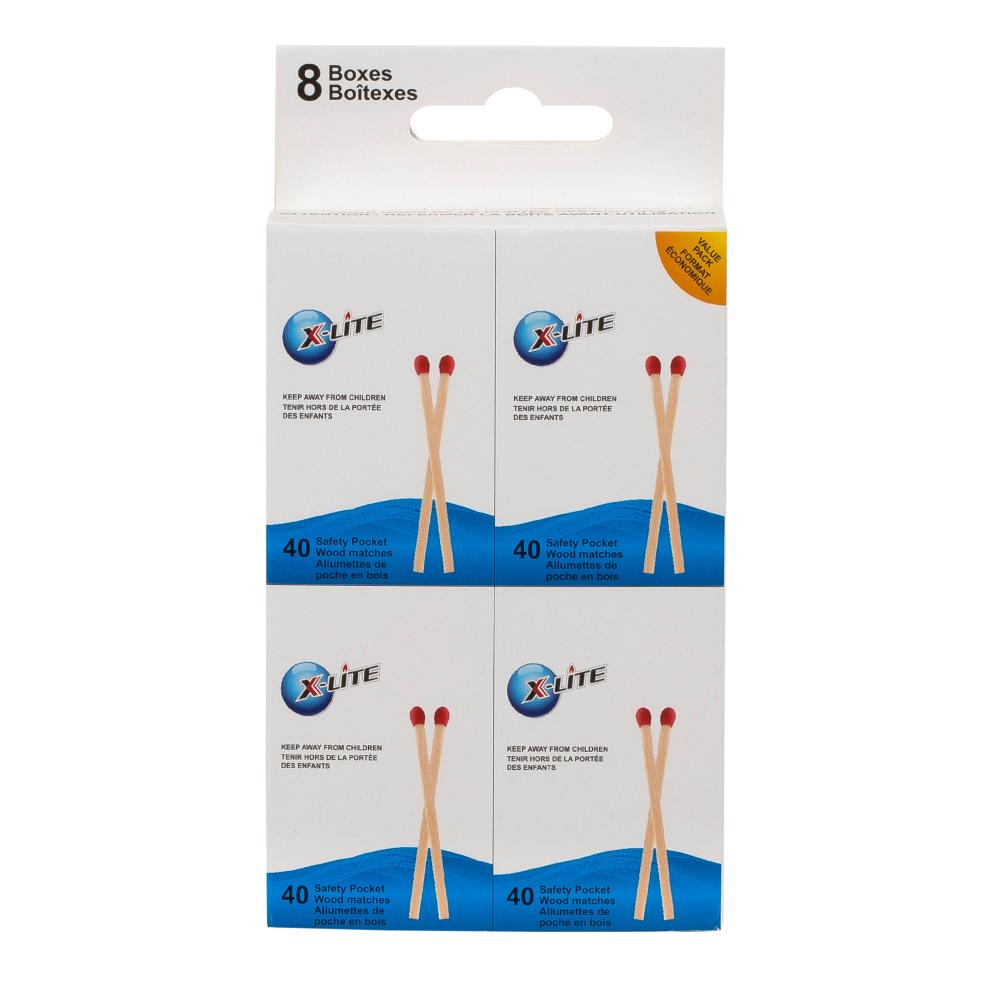 Wooden Pocket Matches 40Pk<span class=' ItemWarning' style='display:block;'>Item is usually in stock, but we&#39;ll be in touch if there&#39;s a problem<br /></span>