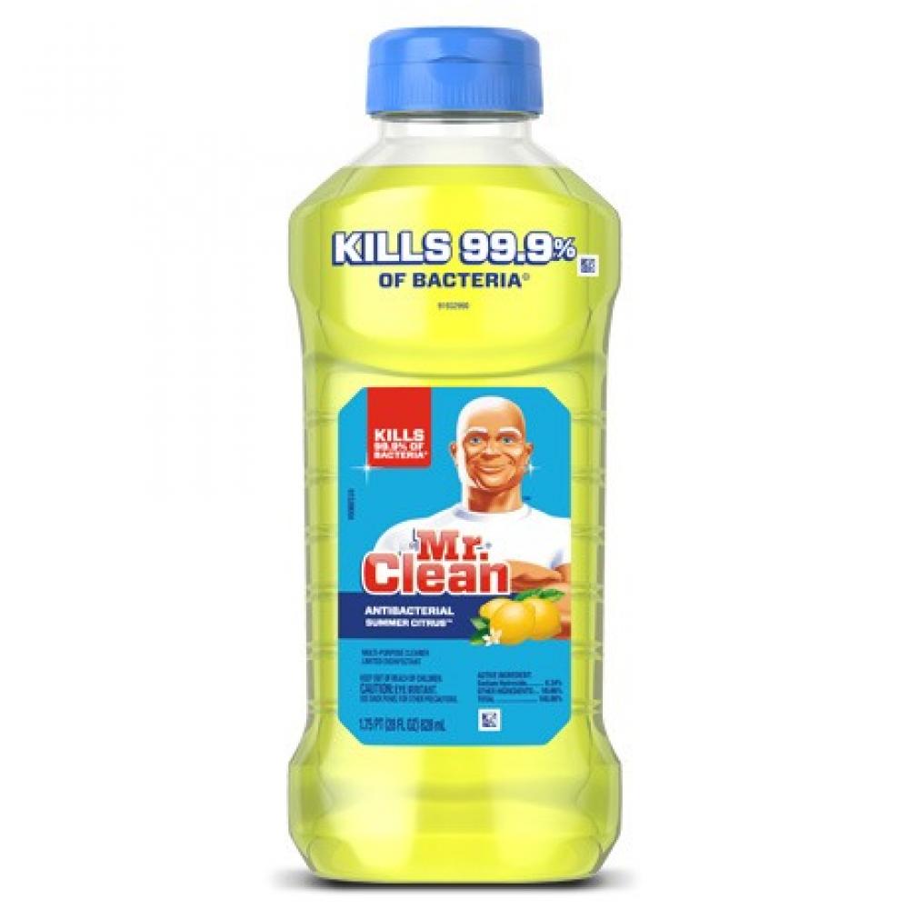 Mr Clean Antibacterial All Purpose Cleaner Summer Citrus 800ml<span class=' ItemWarning' style='display:block;'>Item is usually in stock, but we&#39;ll be in touch if there&#39;s a problem<br /></span>