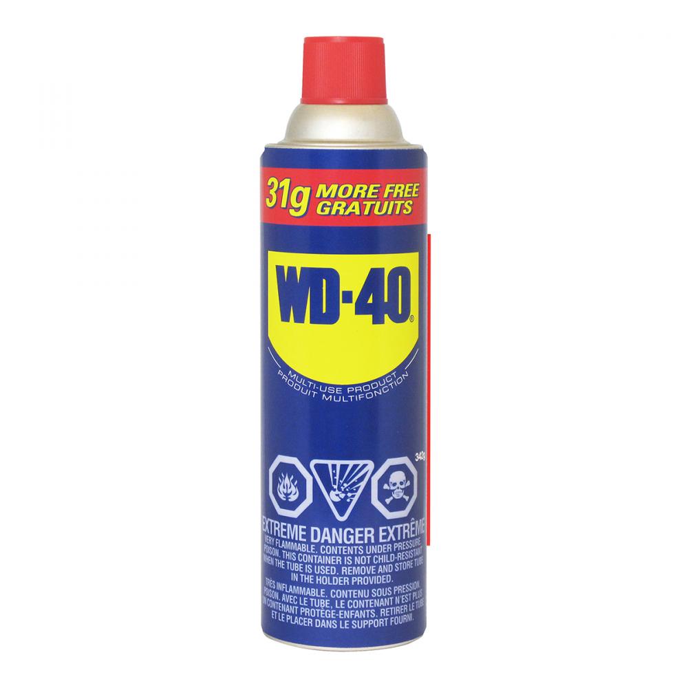 WD-40 Multi-Use Lubricant Spray 342g Bonus Can<span class=' ItemWarning' style='display:block;'>Item is usually in stock, but we&#39;ll be in touch if there&#39;s a problem<br /></span>