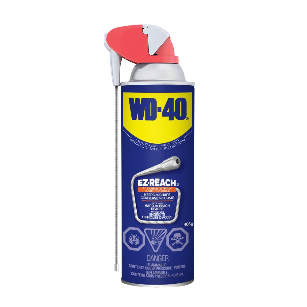 WD-40 Multi-Use Lubricant Spray 408g EZ Reach Smart Straw<span class=' ItemWarning' style='display:block;'>Item is usually in stock, but we&#39;ll be in touch if there&#39;s a problem<br /></span>