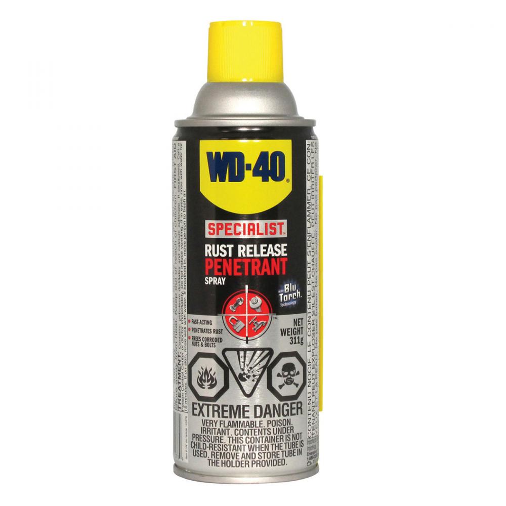 WD-40 Rust Release Penetrant Spray 311g<span class=' ItemWarning' style='display:block;'>Item is usually in stock, but we&#39;ll be in touch if there&#39;s a problem<br /></span>