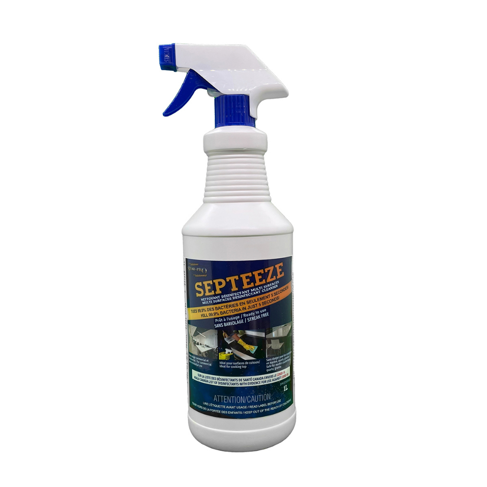 Septeeze Multi-Surface Disinfectant Cleaner RTU 1L<span class=' ItemWarning' style='display:block;'>Item is usually in stock, but we&#39;ll be in touch if there&#39;s a problem<br /></span>