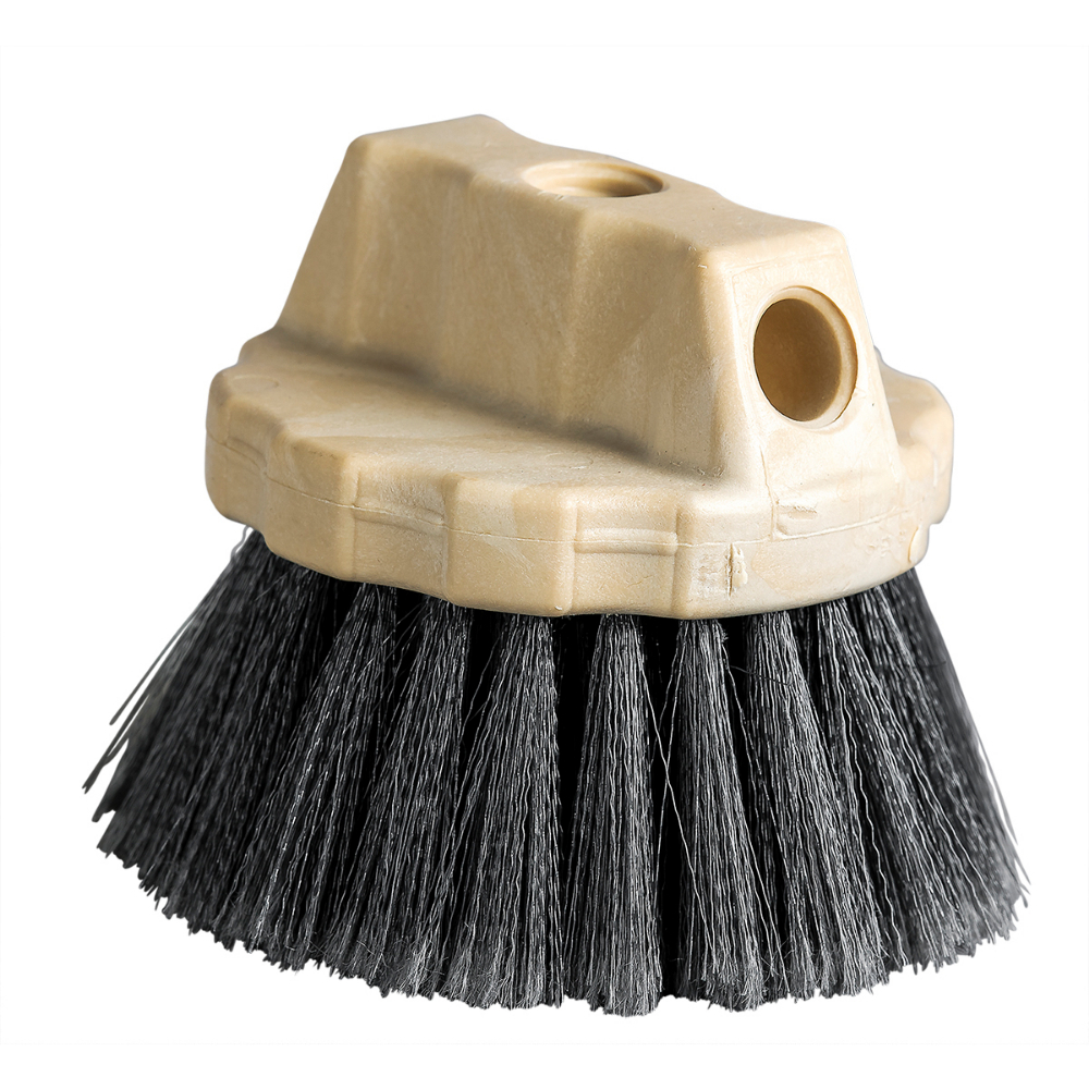Automotive Window Brush Head Only Round Flagged Bristle 5in<span class=' ItemWarning' style='display:block;'>Item is usually in stock, but we&#39;ll be in touch if there&#39;s a problem<br /></span>