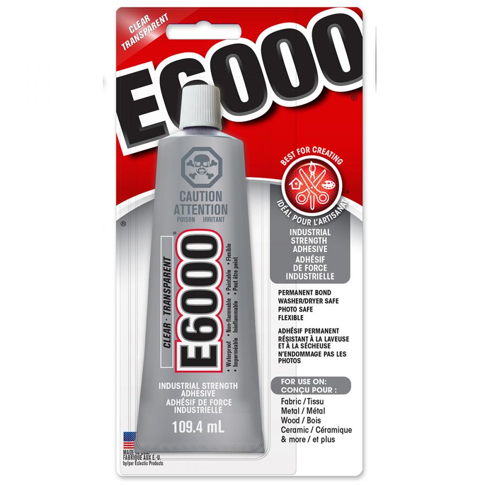 E6000 Craft Adhesive Clear 109.4ml<span class=' ItemWarning' style='display:block;'>Item is usually in stock, but we&#39;ll be in touch if there&#39;s a problem<br /></span>