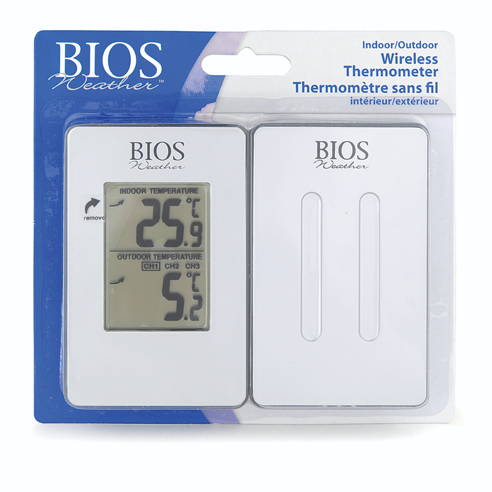 Indoor/Outdoor Wireless Digital Thermometer<span class=' ItemWarning' style='display:block;'>Item is usually in stock, but we&#39;ll be in touch if there&#39;s a problem<br /></span>