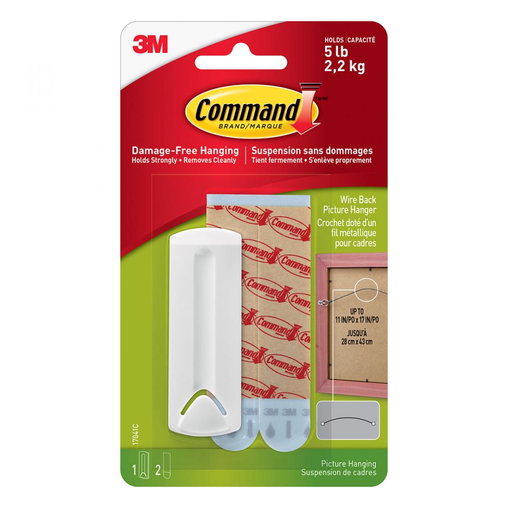 Command™ Wireback Picture Hanger Large White 5Lb<span class=' ItemWarning' style='display:block;'>Item is usually in stock, but we&#39;ll be in touch if there&#39;s a problem<br /></span>