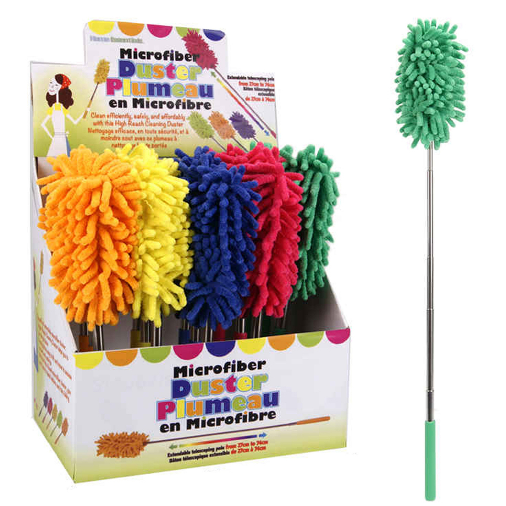 Extendible Mini Microfiber Duster (Sold as 25 Pk Tray)<span class=' ItemWarning' style='display:block;'>Item is usually in stock, but we&#39;ll be in touch if there&#39;s a problem<br /></span>