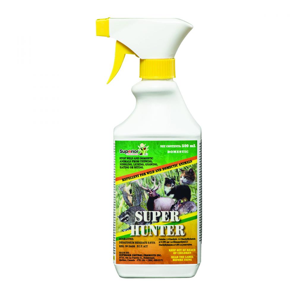 Repellent Spray Super Hunter for Animal and Rodent 1L RTU<span class=' ItemWarning' style='display:block;'>Item is usually in stock, but we&#39;ll be in touch if there&#39;s a problem<br /></span>