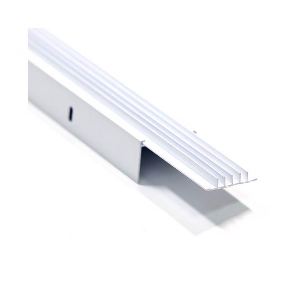 Vinyl U-Shape Door Bottom With Vinyl Fins 36in White<span class=' ItemWarning' style='display:block;'>Item is usually in stock, but we&#39;ll be in touch if there&#39;s a problem<br /></span>