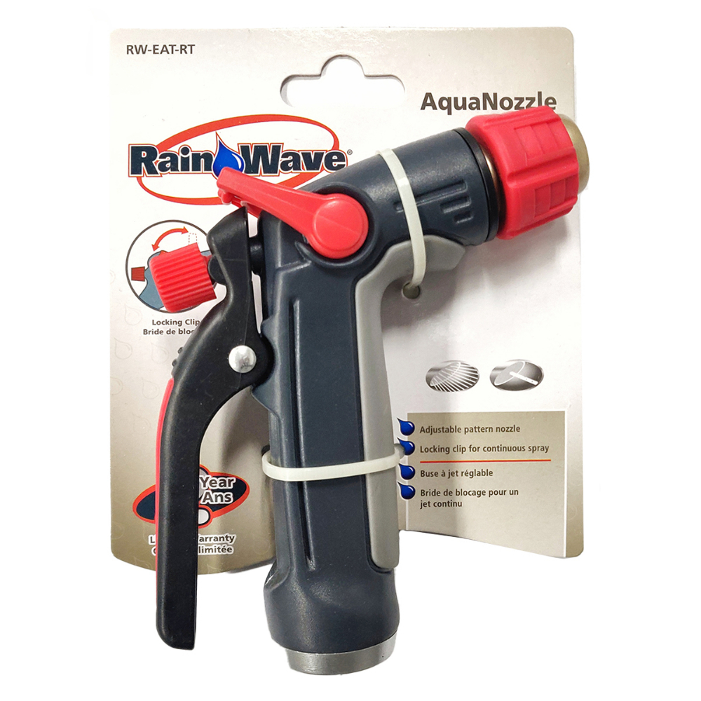 Hose Nozzle Sprayer Metal Rear Trigger Adjustable 2 Pattern<span class=' ItemWarning' style='display:block;'>Item is usually in stock, but we&#39;ll be in touch if there&#39;s a problem<br /></span>
