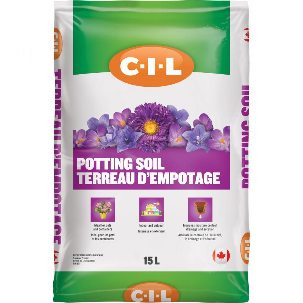 C-I-L Natural Potting Soil Mix 15L<span class=' ItemWarning' style='display:block;'>Item is usually in stock, but we&#39;ll be in touch if there&#39;s a problem<br /></span>