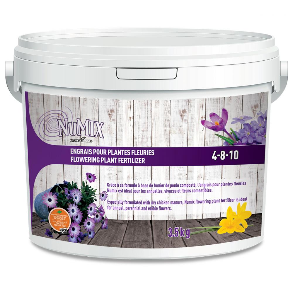 Numix Flowering Plant Fertilizer Org/OCQV Pail 3.5Kg 4-8-10<span class=' ItemWarning' style='display:block;'>Item is usually in stock, but we&#39;ll be in touch if there&#39;s a problem<br /></span>