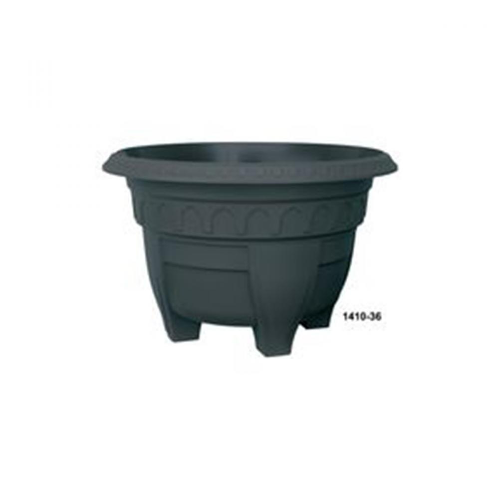 Azura Classic Planter Plastic Round 9.75 x 15.25 x 15.25in Black<span class=' ItemWarning' style='display:block;'>Item is usually in stock, but we&#39;ll be in touch if there&#39;s a problem<br /></span>