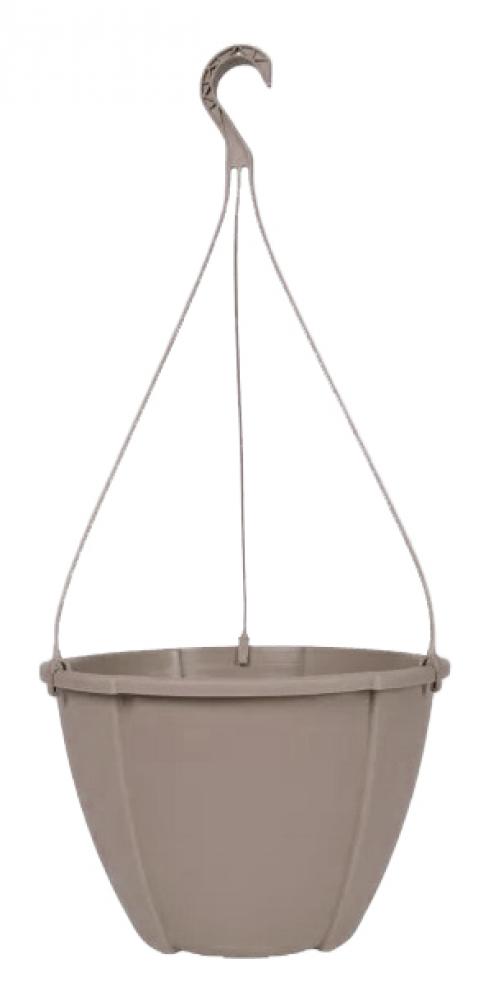 Quattro Contemporary Hanging Planter Plastic 12in Cappuccino<span class=' ItemWarning' style='display:block;'>Item is usually in stock, but we&#39;ll be in touch if there&#39;s a problem<br /></span>