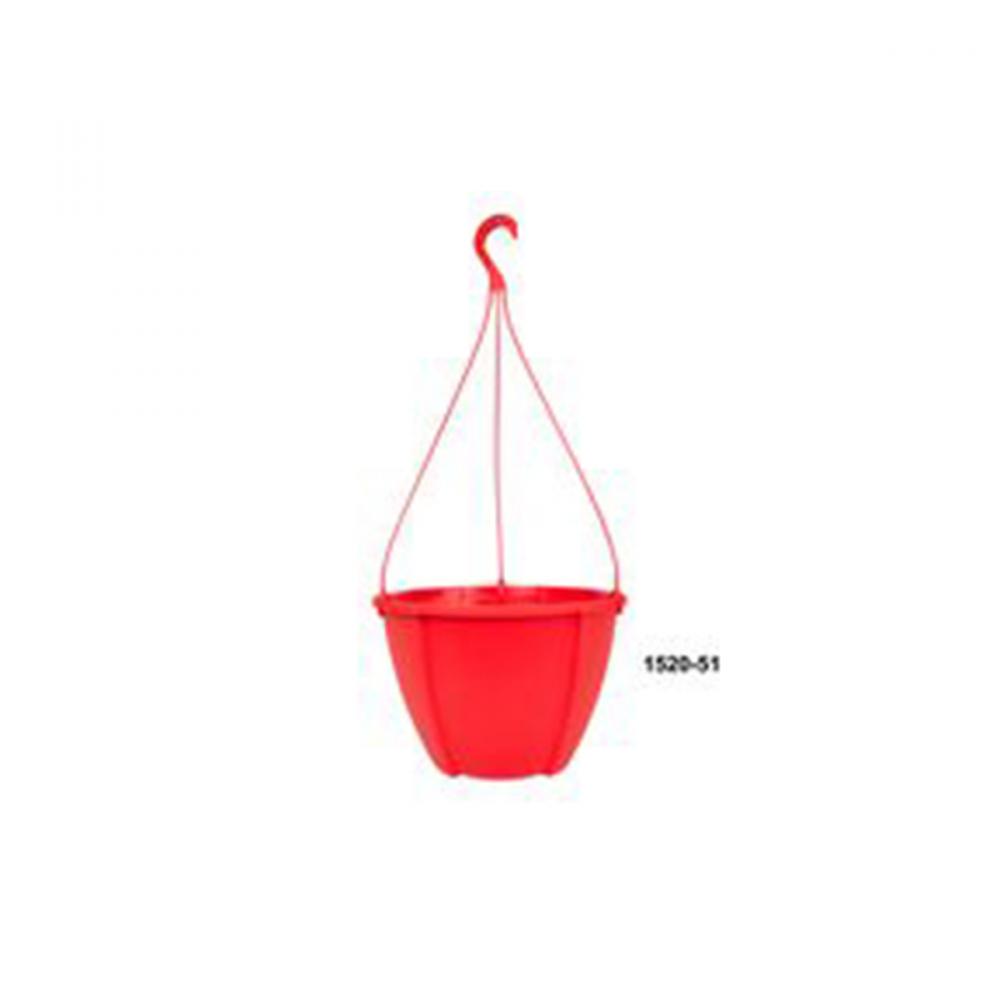 Quattro Contemporary Hanging Planter Plastic 12in Red<span class=' ItemWarning' style='display:block;'>Item is usually in stock, but we&#39;ll be in touch if there&#39;s a problem<br /></span>