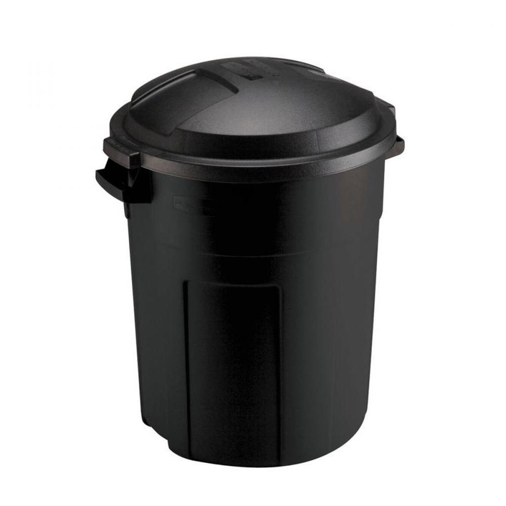 Garbage Container with Lid 80L Black<span class=' ItemWarning' style='display:block;'>Item is usually in stock, but we&#39;ll be in touch if there&#39;s a problem<br /></span>