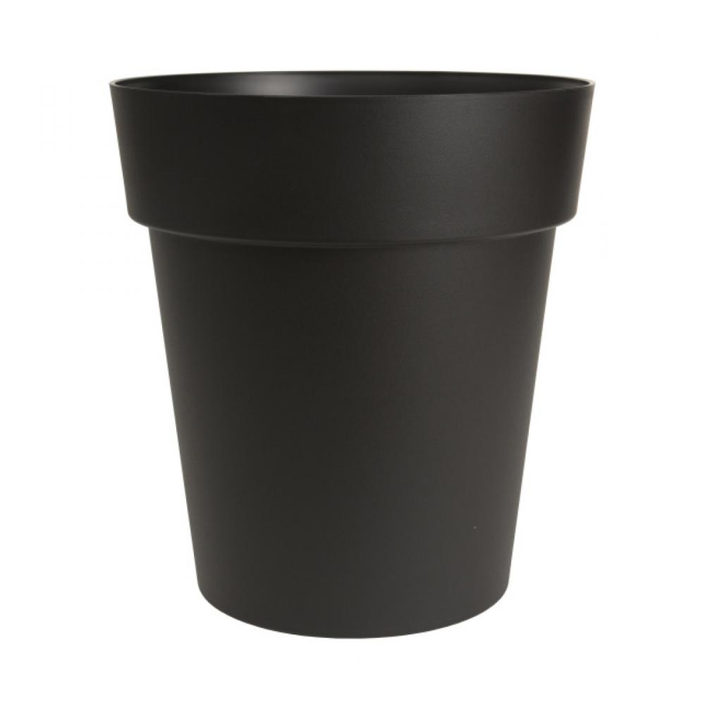 Viva Self-Watering Planter Plastic Round 21x23.5in Black<span class=' ItemWarning' style='display:block;'>Item is usually in stock, but we&#39;ll be in touch if there&#39;s a problem<br /></span>