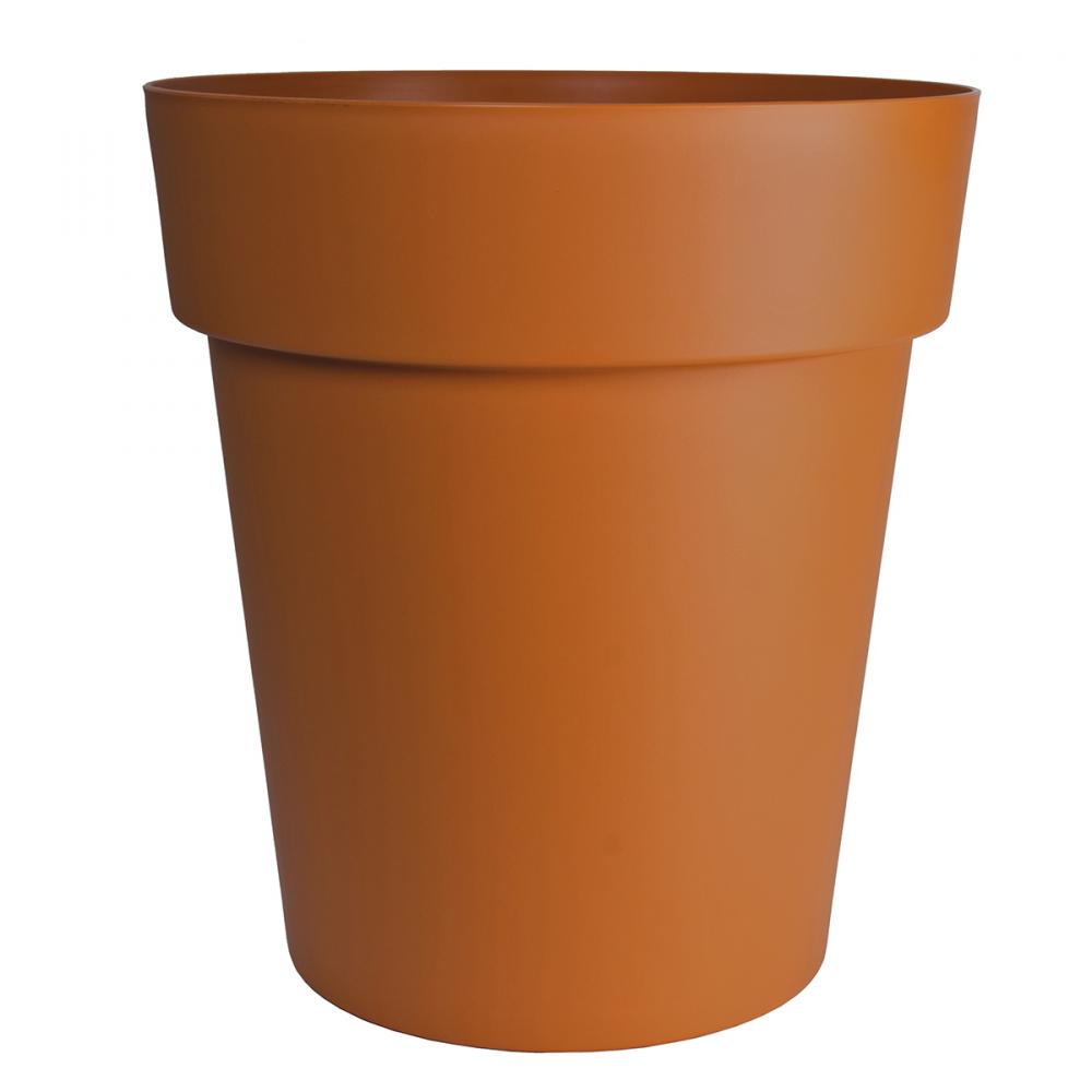 Viva Self-Watering Planter Plastic Round 11x12.25in Terracotta<span class=' ItemWarning' style='display:block;'>Item is usually in stock, but we&#39;ll be in touch if there&#39;s a problem<br /></span>