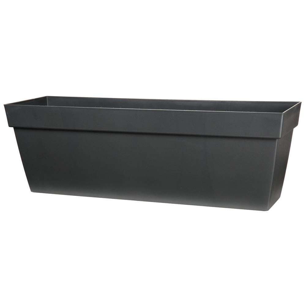 Viva Self-Watering Planter Plastic Rectangular 30x9x10in Slate<span class=' ItemWarning' style='display:block;'>Item is usually in stock, but we&#39;ll be in touch if there&#39;s a problem<br /></span>