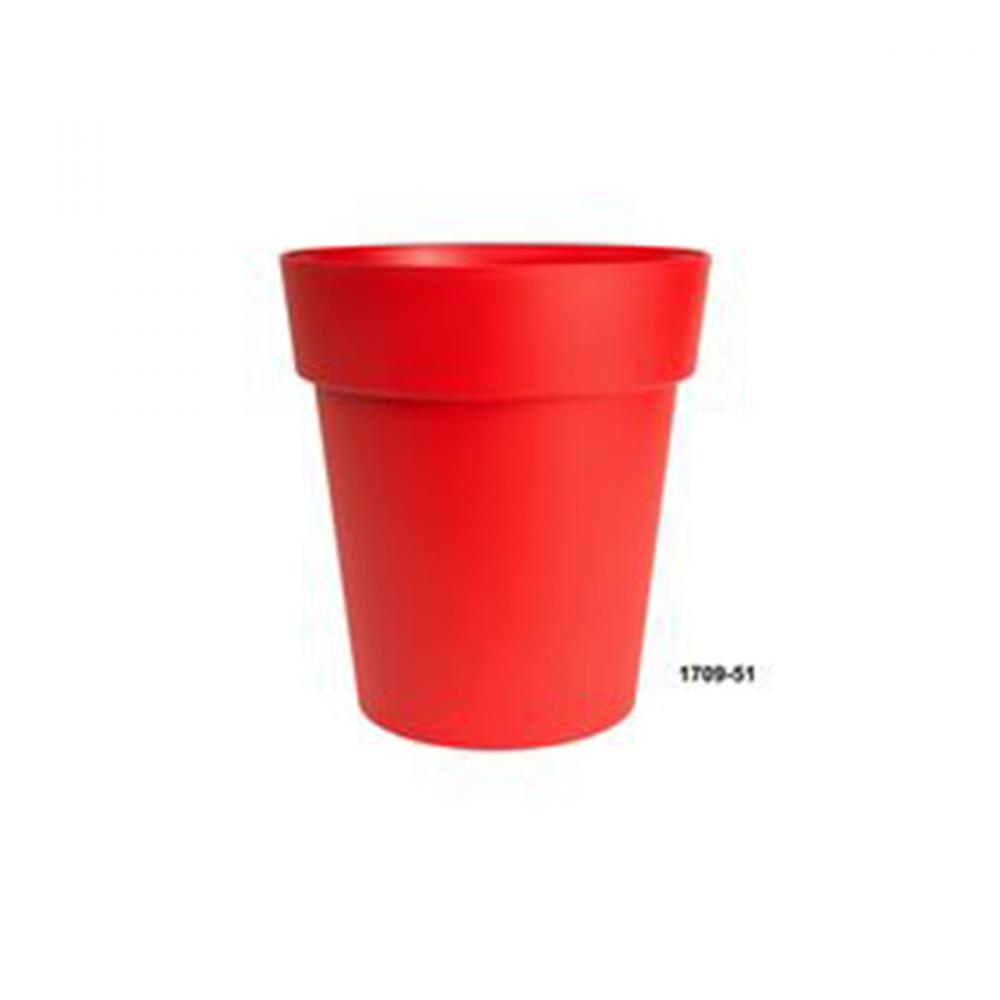 Viva Self-Watering Planter Plastic Round 9x10in Red<span class=' ItemWarning' style='display:block;'>Item is usually in stock, but we&#39;ll be in touch if there&#39;s a problem<br /></span>