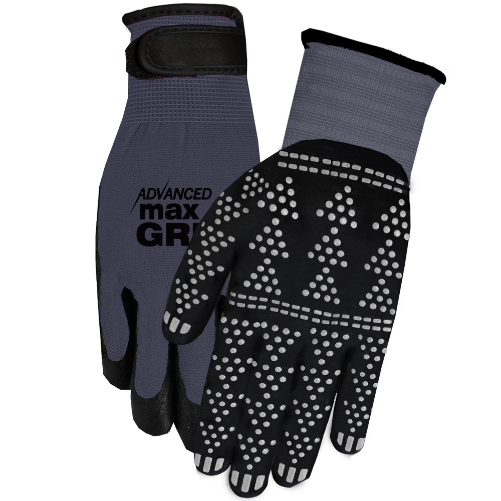1Pair Gloves Work Advanced Max Grip Pro Grade Safety Size: L/XL Grey Back<span class=' ItemWarning' style='display:block;'>Item is usually in stock, but we&#39;ll be in touch if there&#39;s a problem<br /></span>