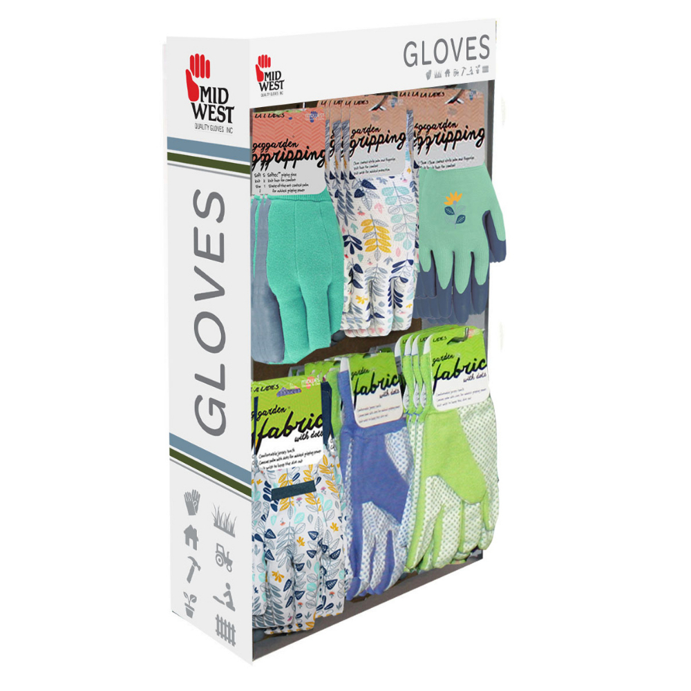 60pr Display Gloves Garden Ladies Jersey Gripping<span class=' ItemWarning' style='display:block;'>Item is usually in stock, but we&#39;ll be in touch if there&#39;s a problem<br /></span>