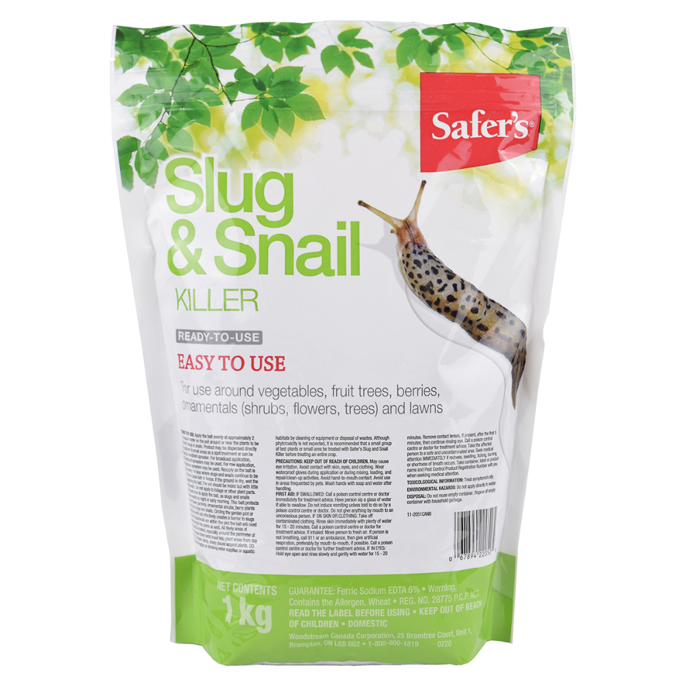 Safer&#39;s Slug & Snail Killer 1Kg<span class=' ItemWarning' style='display:block;'>Item is usually in stock, but we&#39;ll be in touch if there&#39;s a problem<br /></span>
