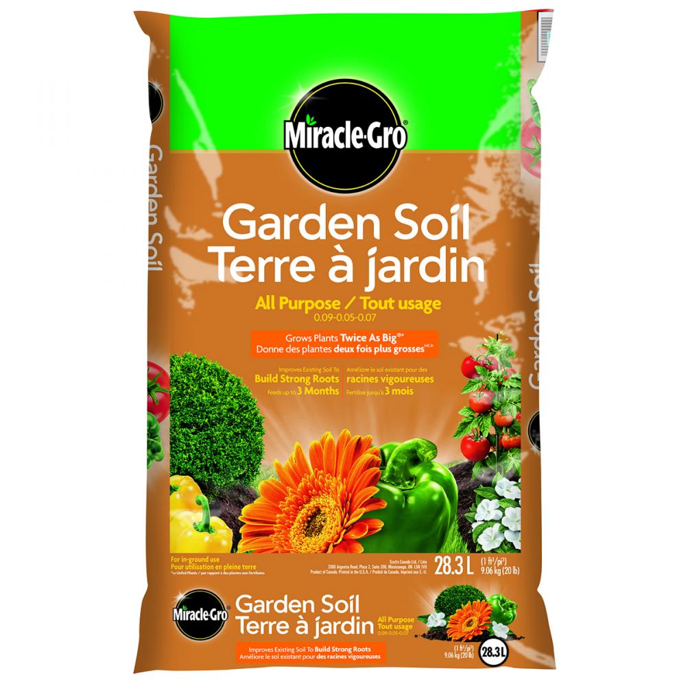 Miracle-Gro All Purpose Garden Soil 28.3L<span class=' ItemWarning' style='display:block;'>Item is usually in stock, but we&#39;ll be in touch if there&#39;s a problem<br /></span>