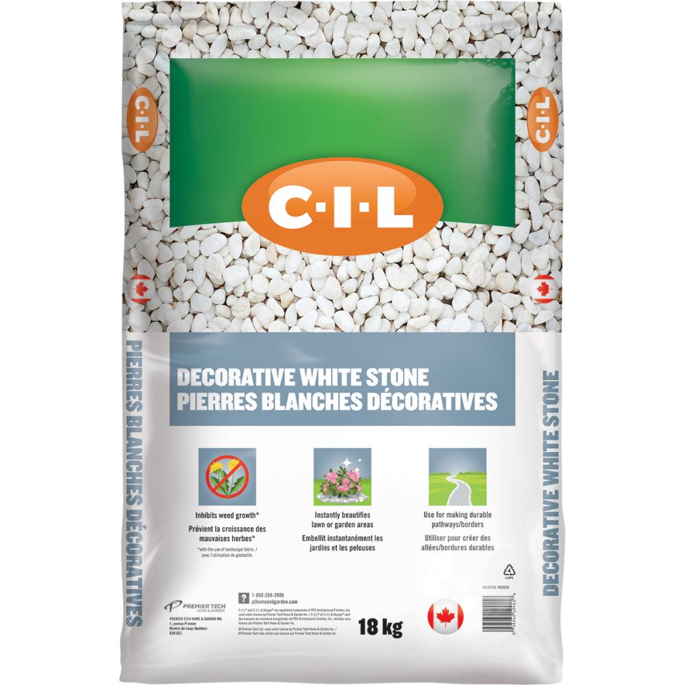 C-I-L Decorative White Landscape Stone 18kg<span class=' ItemWarning' style='display:block;'>Item is usually in stock, but we&#39;ll be in touch if there&#39;s a problem<br /></span>