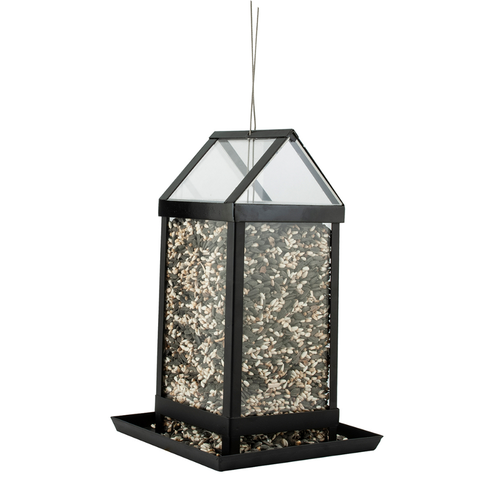Audobon Wild Bird Feeder Clear View House 3lbs Black<span class=' ItemWarning' style='display:block;'>Item is usually in stock, but we&#39;ll be in touch if there&#39;s a problem<br /></span>