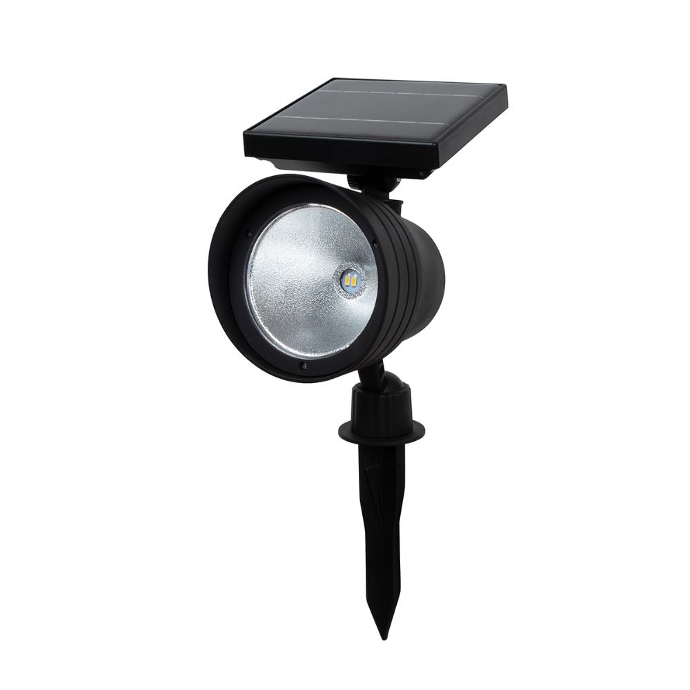 Solar Plastic Spotlight Stake Black 13in<span class=' ItemWarning' style='display:block;'>Item is usually in stock, but we&#39;ll be in touch if there&#39;s a problem<br /></span>