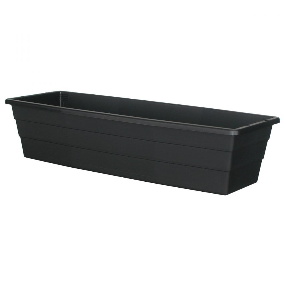 Futura Window Box Planter Plastic No bracket 24.25x8.75x5.6 Black<span class=' ItemWarning' style='display:block;'>Item is usually in stock, but we&#39;ll be in touch if there&#39;s a problem<br /></span>