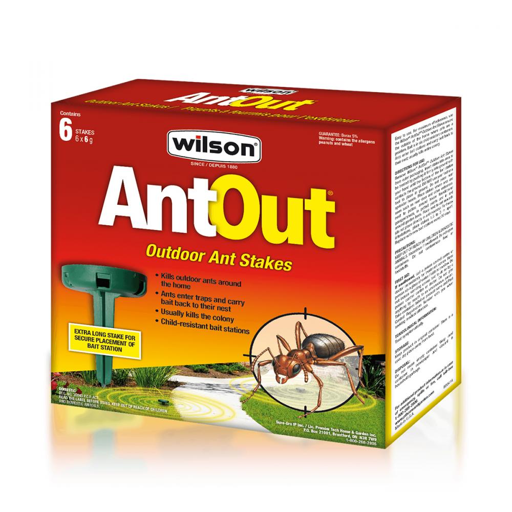 AntOut Outdoor Ant Stake Bait Stations 6Pk<span class=' ItemWarning' style='display:block;'>Item is usually in stock, but we&#39;ll be in touch if there&#39;s a problem<br /></span>