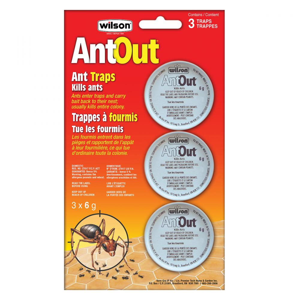 AntOut Ant Bait Traps 6gram 3/Pkg<span class=' ItemWarning' style='display:block;'>Item is usually in stock, but we&#39;ll be in touch if there&#39;s a problem<br /></span>