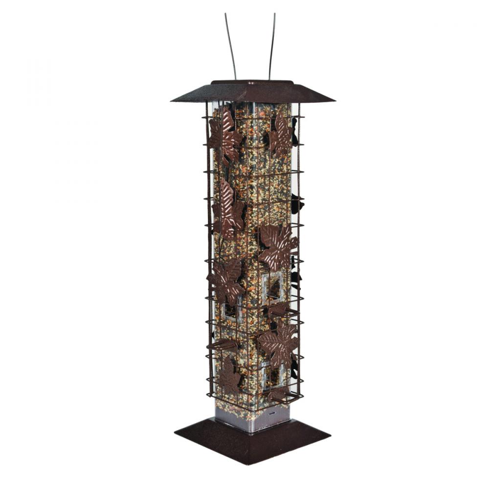 Wild Bird Feeder Squirrel Be Gone Max with Flexports Holds 2Lb of Seeds<span class=' ItemWarning' style='display:block;'>Item is usually in stock, but we&#39;ll be in touch if there&#39;s a problem<br /></span>