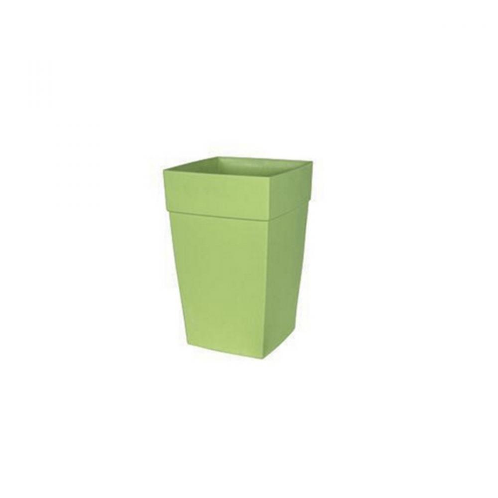 Harmony Self-Watering Planter Plastic Tall Square 8x8x12 Bamboo Green<span class=' ItemWarning' style='display:block;'>Item is usually in stock, but we&#39;ll be in touch if there&#39;s a problem<br /></span>