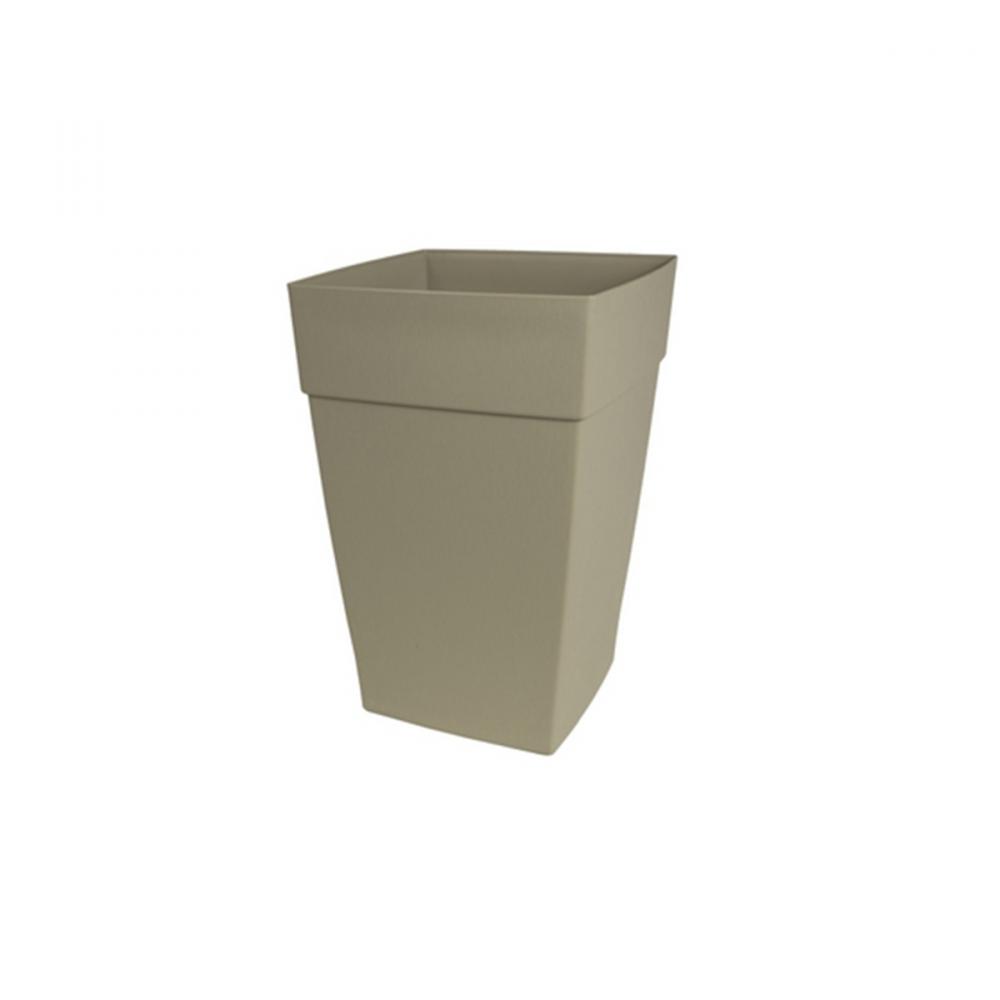 Harmony Self Watering Tall Planter Square 8 x8x12in Portabella<span class=' ItemWarning' style='display:block;'>Item is usually in stock, but we&#39;ll be in touch if there&#39;s a problem<br /></span>