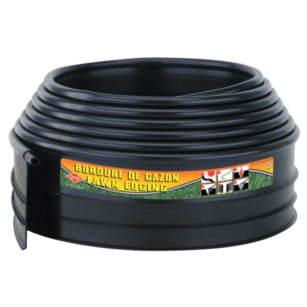Lawn Edging Plastic Inter 4.375in x 20ft Black Bulk<span class=' ItemWarning' style='display:block;'>Item is usually in stock, but we&#39;ll be in touch if there&#39;s a problem<br /></span>