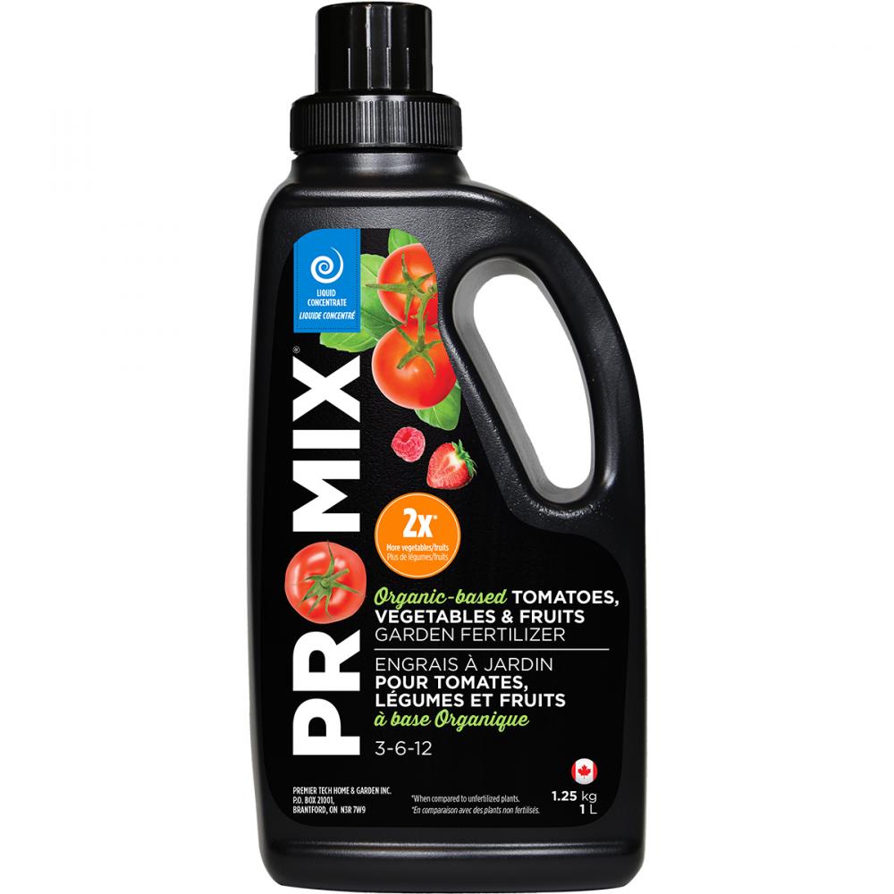 PRO-MIX Organic based Liquid Fertilizer Tom. Veg & Herb Conc. 3-6-12 1 L<span class=' ItemWarning' style='display:block;'>Item is usually in stock, but we&#39;ll be in touch if there&#39;s a problem<br /></span>