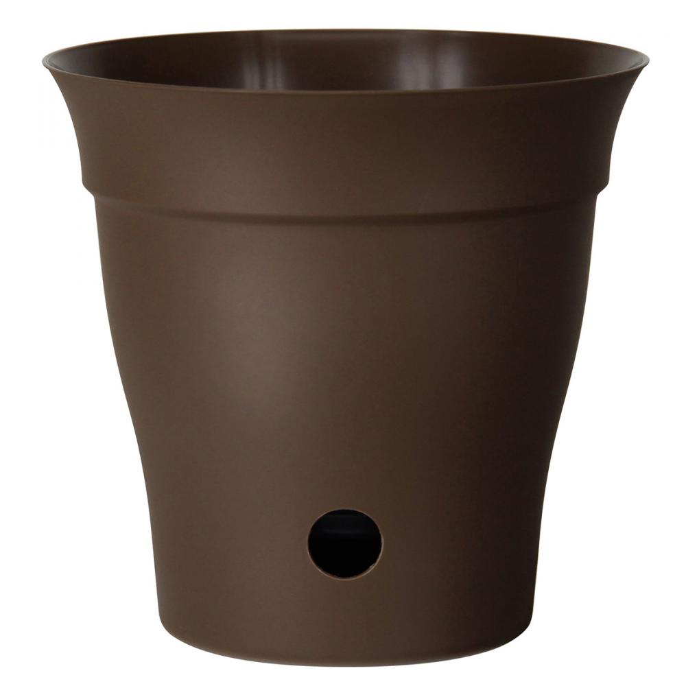 Contempra Pot With Inside Saucer Chocolate 10in<span class=' ItemWarning' style='display:block;'>Item is usually in stock, but we&#39;ll be in touch if there&#39;s a problem<br /></span>