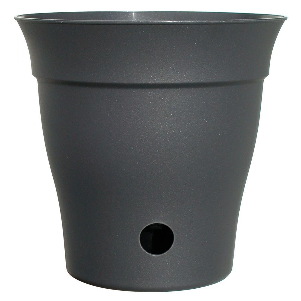 Contempra Pot With Inside Saucer Slate 6in<span class=' ItemWarning' style='display:block;'>Item is usually in stock, but we&#39;ll be in touch if there&#39;s a problem<br /></span>
